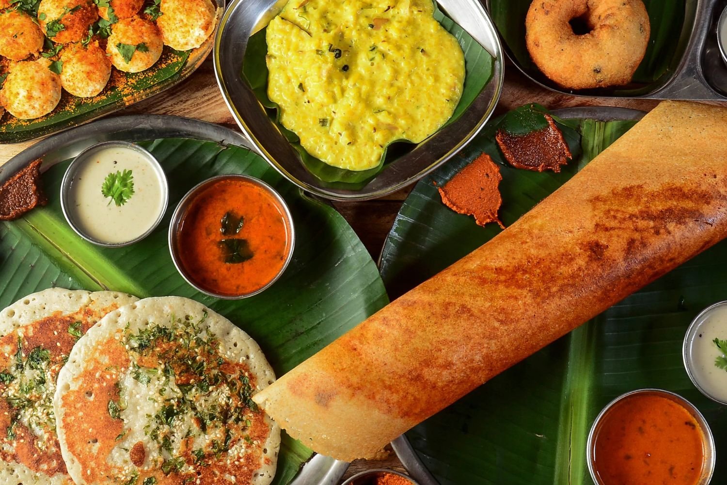 South Indian food – dosa and sambar